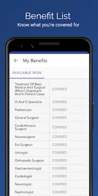 Reliance Care android App screenshot 1